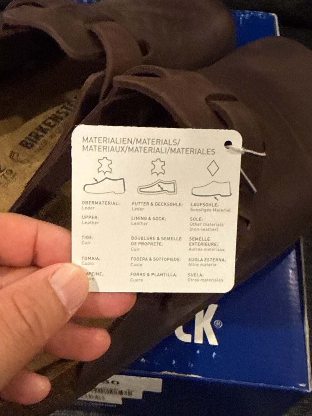 Birkenstock Boston BS Oiled Leather Clogs in Habana - 9M regular width - Picture 7 of 8